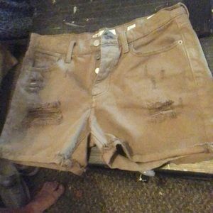 Olive green lucky brand shorts